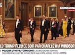 Replay 20H BFM - La famille royale britannique et Donald Trump sont réunis pour un grand banquet au château de Windsor