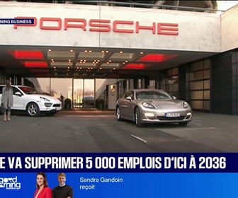 Replay Good Morning Business - Porsche va supprimer 5.000 postes d'ici 2036