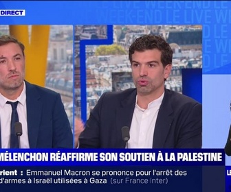 Replay Le Live Week-end - Mélenchon réaffirme son soutien à la Palestine - 06/10