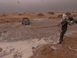 Replay Dakar 2023 - La voiture de Chaleco Lopez et Cristina Gutiérrez prise au piège d'une rivière