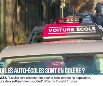 Replay 20H BFM - Les auto-écoles font grève et réclament plus d'examinateurs pour réduire les délais pour le permis
