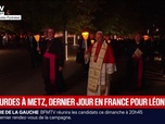 Replay BFM Première - Le pape Léon XIV se rend à Metz ce lundi pour son dernier jour en France