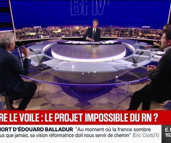 Replay BFM Grand Soir - Le RN promet d'interdire le voile en cas de victoire - 31/08