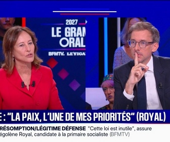 Replay Le Grand Oral 2027 - Je suis contre l'écologie punitive, déclare Ségolène Royal, candidate à la primaire socialiste