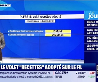 Replay Good Morning Business - Les députés ont adopté samedi la partie recettes du projet de loi de financement de la Sécurité sociale pour 2026