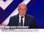 Replay BFM Politique - Menace russe: On a une armée russe en déroute, ça m'interroge sur sa capacité à ouvrir d'autres fronts, affirme Éric Ciotti, président de l'UDR et maire de Nice