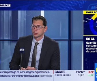 Replay BFM Bourse - La Data Room : 50 cl = quantité d'eau douce consommée par l'IA pour répondre à une trentaine de questions - 24/04