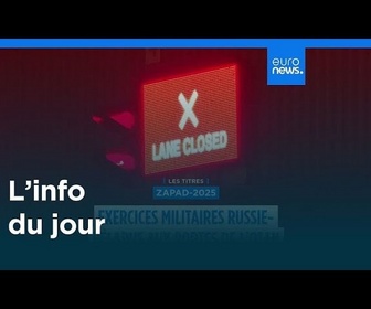 Replay L'info du jour | 13 septembre 2025 - Soir