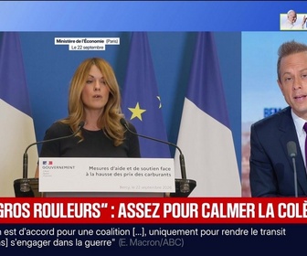 Replay BFM Première - Aides Gros rouleurs, assez pour calmer la colère ? - L'édito politique - 23/09