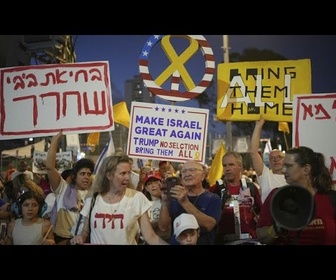 Replay Rassemblement à Tel-Aviv pour demander la libération des derniers otages détenus à Gaza