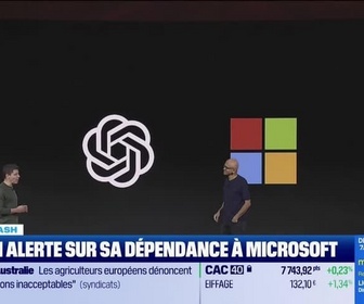 Replay Tech & Co, la quotidienne - Le Tech Flash : OpenAI alerte sur sa dépendance à Microsoft, par Léa Benaim - 24/03