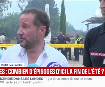 Replay BFM Première - Incendie dans les Landes: 1.100 hectares brûlés, la surface doublée depuis hier
