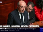 Replay 20H BFM - Disparition d'Olivier Marleix: une minute de silence respectée par les députés à l'Assemblée nationale