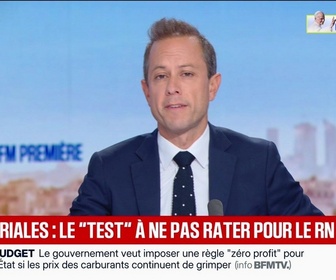 Replay BFM Première - Sénatoriales : le test à ne pas rater pour le RN - L'édito politique - 22/09