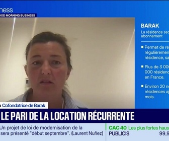 Replay Good Morning Business - French Tech : Barak, la résidence secondaire sur abonnement - 14/08