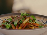 Replay Petits Plats en équilibre - Rumsteak poivrons frites