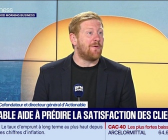 Replay Good Morning Business - French Tech : Actionable aide à prédire la satisfaction des clients - 11/09