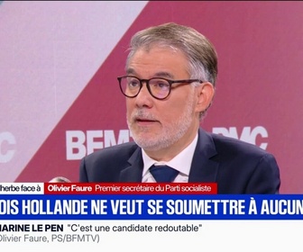 Replay Face à Face - Loi sur la présomption d'usage légitime des armes pour les forces de l'ordre: C'est très grave, martèle Olivier Faure, premier secrétaire du Parti socialiste