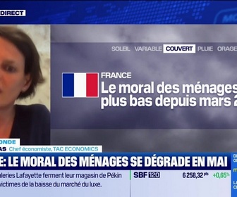 Replay BFM Bourse - L'éco du monde : Le moral des Français au plus bas depuis mars 2023 - 27/05