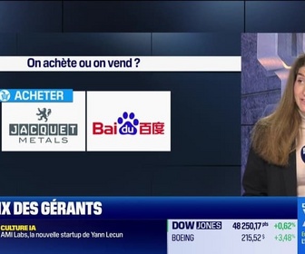Replay C'est votre argent - On achète ou on vend ? : 2G Energy AG, Jacquet Metals et Baidu - 19/12