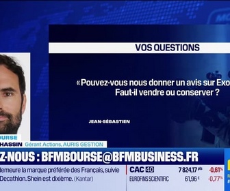 Replay BFM Bourse - Culture Bourse : Pouvez-vous nous donner un avis sur Exosens ? Faut-il vendre ou conserver ? , par Julie Cohen-Heurton - 24/09