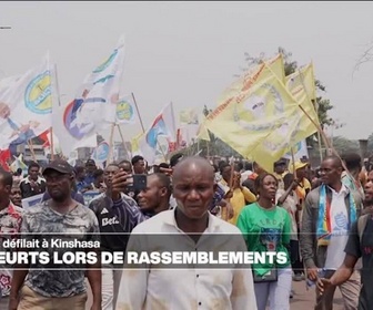 Replay Journal de l'Afrique - RD Congo : heurts et gaz lacrymogène lors de rassemblements de l'opposition