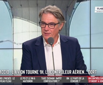 Replay Les Grandes Gueules - Un avion patiente une heure au-dessus de l'aéroport d'Ajaccio, le contrôleur aérien s'était… endormi ! Sidérant ?