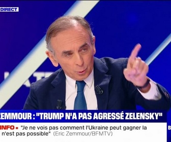 Replay BFM Politique - Altercation à la Maison Blanche: Zelensky a fait une erreur psychologique, déclare Éric Zemmour