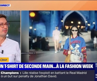 Replay L'image du jour : Un tee-shirt de seconde main... à la Fashion Week - 03/10