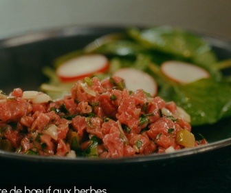 Replay Petits Plats en équilibre - Tartare de bœuf aux herbes et radis