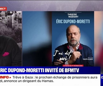 Replay C'est pas tous les jours dimanche - J'ai constaté que les gens ne savaient pas ce que fait un ministre: Éric Dupond-Moretti explique ce que contient son spectacle intitulé J'ai dit oui!