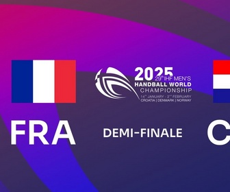 Replay Championnat du monde masculin de handball 2025 - Handball Championnat du monde masculin - 1/2 Finale - France / Croatie