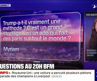 Replay Donald Trump a-t-il vraiment une méthode ? Vos questions au 20H BFM