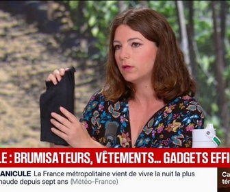 Replay BFM Première - Canicule: brumisateurs, vêtements, gourdes… quelles solutions pour se rafraîchir ?