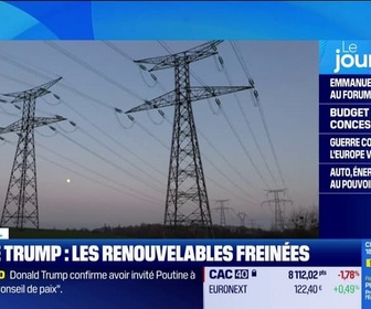 Replay Good Morning Business - Un an de Donald Trump : a-t-il tué les renouvelables ?