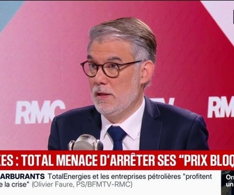 Replay Face à Face - Prix du carburant: TotalEnergies est un profiteur de crise, estime Olivier Faure, premier secrétaire du PS