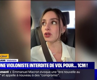 Replay L'image du jour : Une violoniste interdite de vol pour... 1 cm ! - 13/09