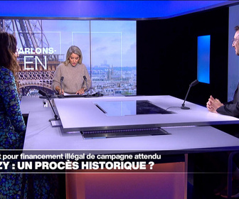 Replay Parlons-en, les invités - Sarkozy : un procès historique ? Avec Diane Semerdjian et Aurélien Dervernoix