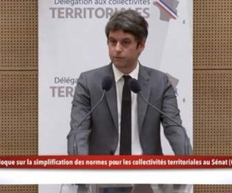 Replay 100% Sénat - Le Sénat se penche sur la simplification des normes pour les collectivités
