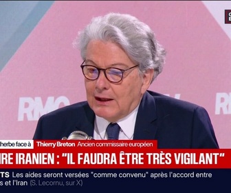 Replay Face à Face - Iran: On a un régime qui s'est survécu à lui-même, estime Thierry Breton, ancien commissaire européen