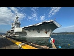 Replay Le Charles de Gaulle en escale à Malmö avant des opérations de l'OTAN en mer Baltique