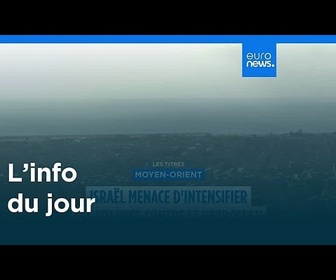 Replay L'info du jour | 3 novembre 2025 - Matin