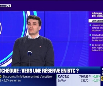 Replay BFM Crypto, les Pros : Tchèque, vers une réserve en BTC ? - 31/01