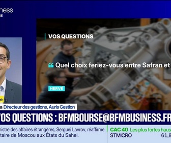 Replay BFM Bourse - Culture Bourse : Quel choix feriez-vous entre Safran et Thales ?, par Julie Cohen-Heurton - 09/07