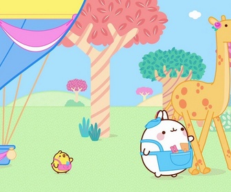 Replay Molang - Une girafe a versailles