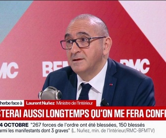 Replay Face à Face - On tiendra six mois jusqu'à l'élection présidentielle, assure Laurent Nuñez, ministre de l'Intérieur