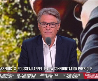 Replay Les Grandes Gueules - Il va falloir nous affronter : Sandrine Rousseau appelle à la confrontation physique avec les chasseurs. Choquant ?