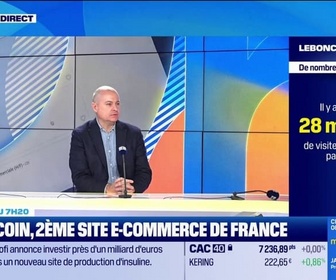 Replay Le Choix du 7.20 - E-commerce: 80% des transactions se font dans un rayon de 30 km, explique Antoine Jouteau, directeur général de Leboncoin