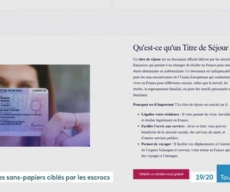 Replay Les dossiers d'ICI - LES SANS-PAPIERS CIBLES DES ARNAQUEURS