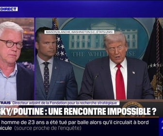 Replay 20H BFM - Sommet entre Donald Trump et Vladimir Poutine: Il ne peut pas y avoir de paix, estime Bruno Tertrais, directeur adjoint de la Fondation pour la recherche stratégique